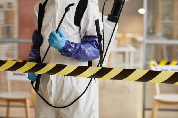 Professional Biohazard Cleanup technician working in Kent, OH